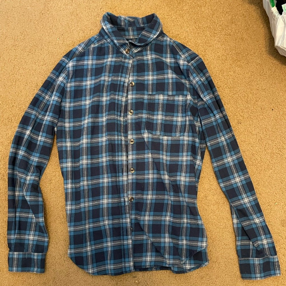 Blue flannel
